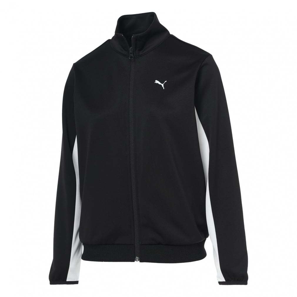 PUMA ブラック ジャージジャケットXL ロゴ 新品 プーマ レディース 長袖 ジャージ ジャケット TAD ジャージJKT 528006