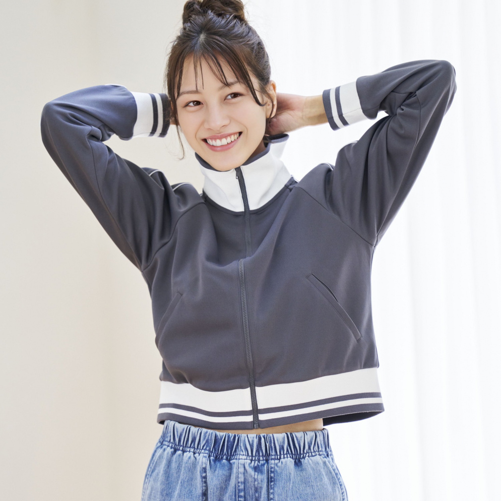 ティゴラ レディース 長袖 ジャージ ジャケット クロップドトラック