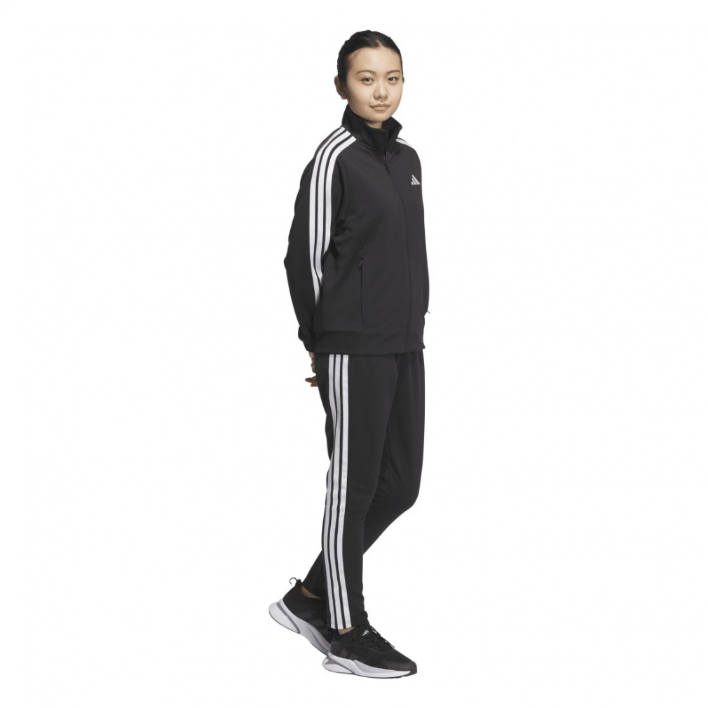 adidas - LYFT ストレッチラインパンツ　極美品　L　黒 スリーストライプス レギュラーフィット ダブルニット トラック