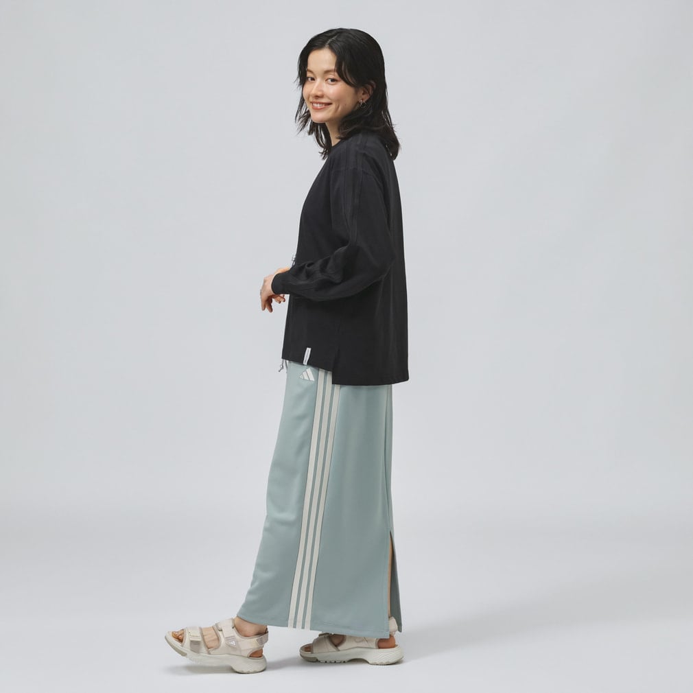 アディダス レディース ジャージ パンツ スリーストライプス DK アイ
