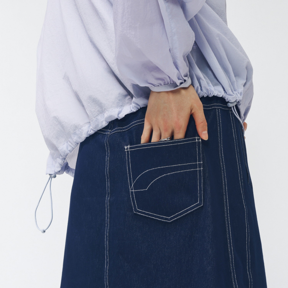 66mama* プーマ レディース ジャージ パンツ CORE HERITAGE デニムライク