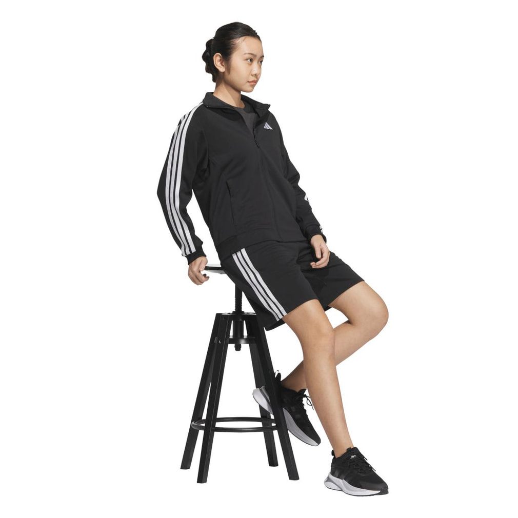 アディダス レディース ジャージ ハーフパンツ スリーストライプス