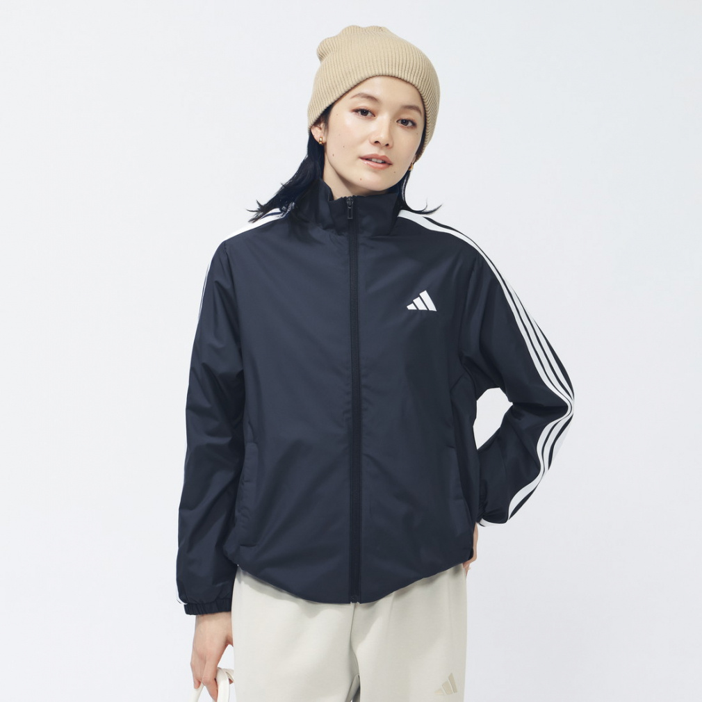 アディダス レディース ウインドジャケット スリーストライプス ルーズ