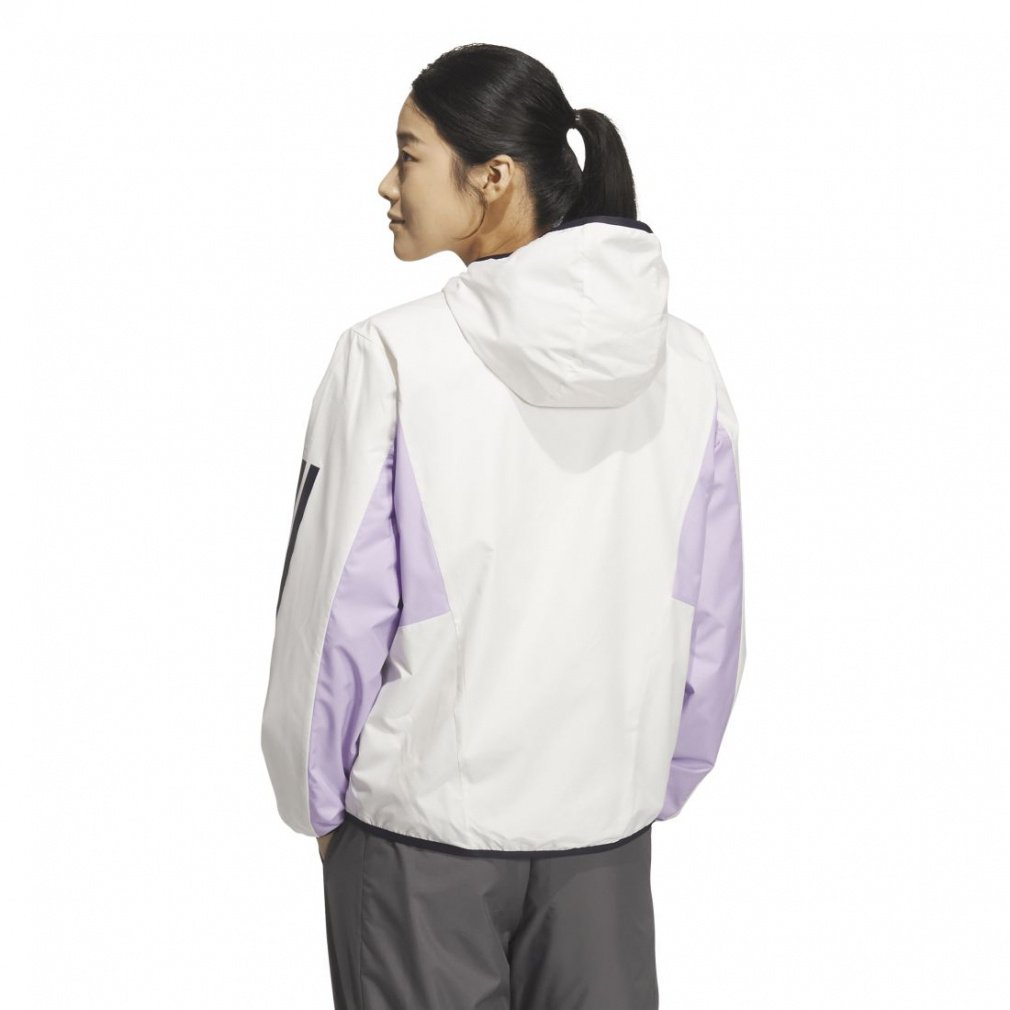 ちな アディダス レディース ウインドジャケット W TEAM 3S ウーブン