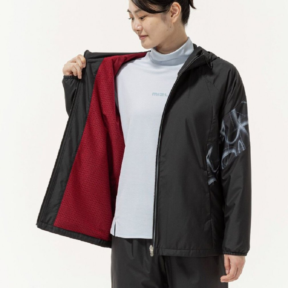 ミズノ レディース ウインドジャケット ブレスサーモウォーマー
