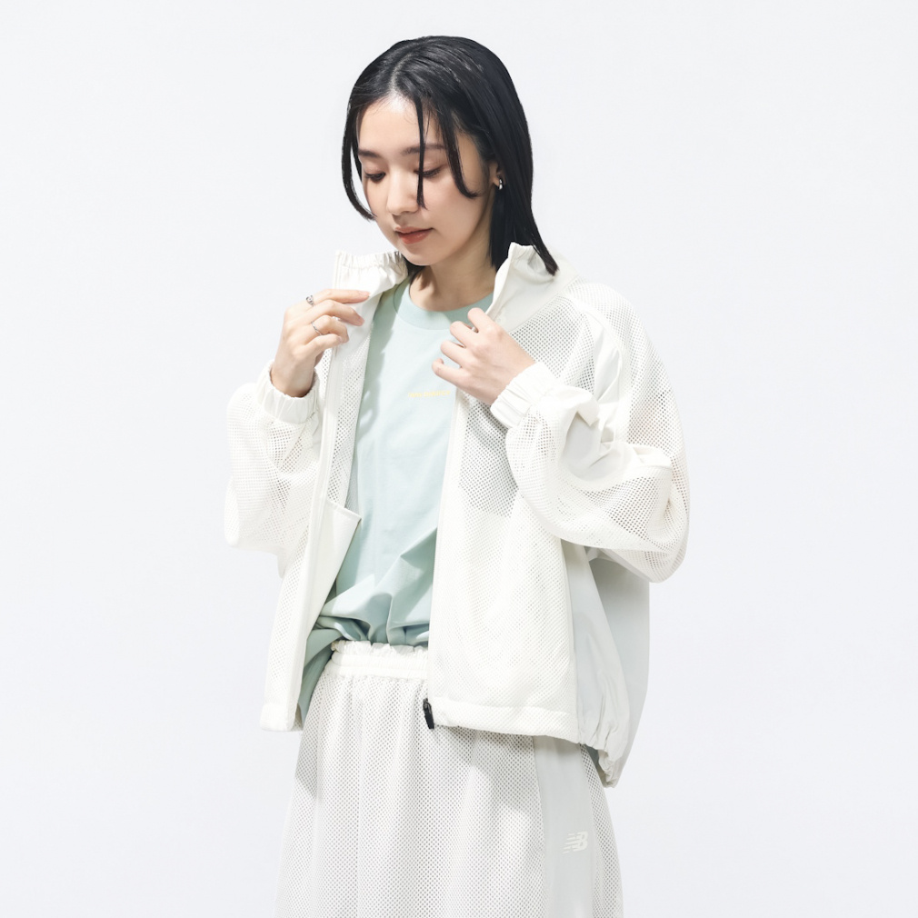 ニューバランス THE CITY レディース ウインドジャケット メッシュ