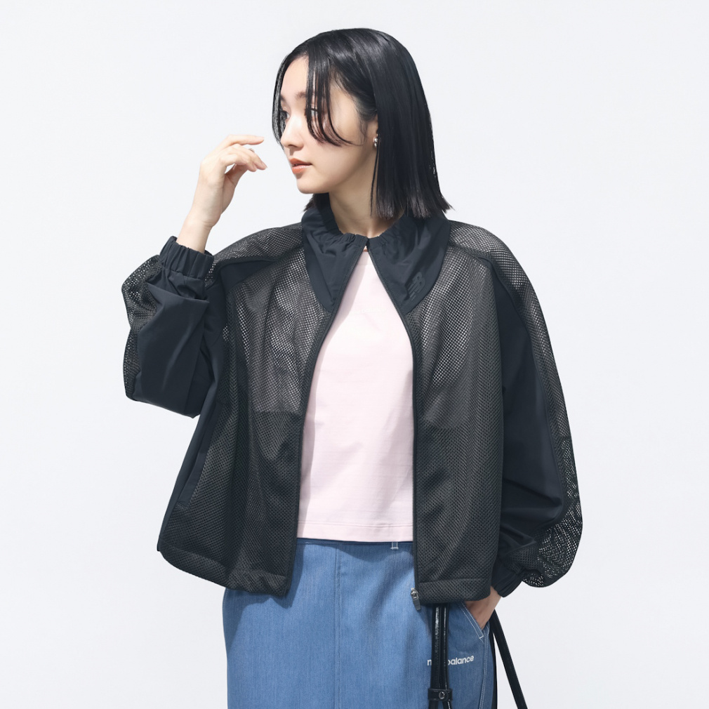 ニューバランス THE CITY レディース ウインドジャケット メッシュ