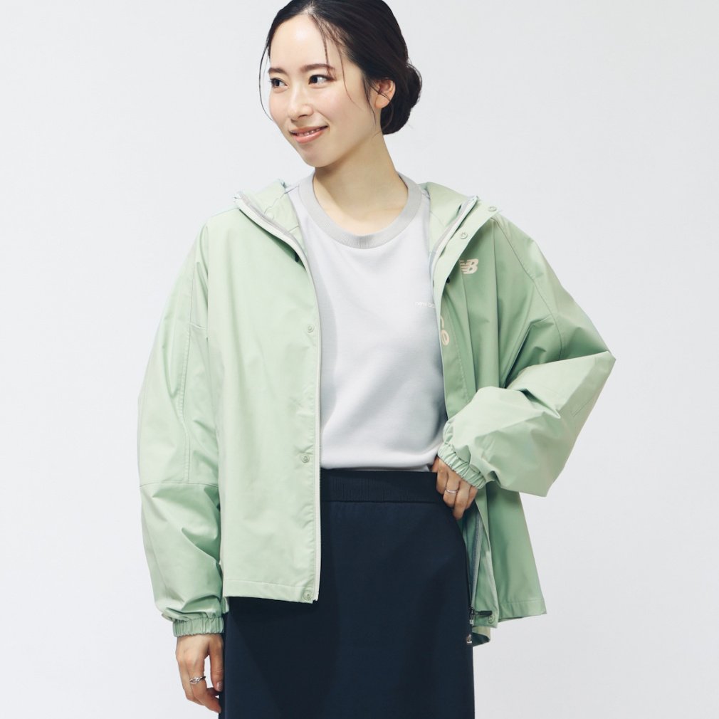 ニューバランス THE CITY レディース ウインドジャケット フーデッド