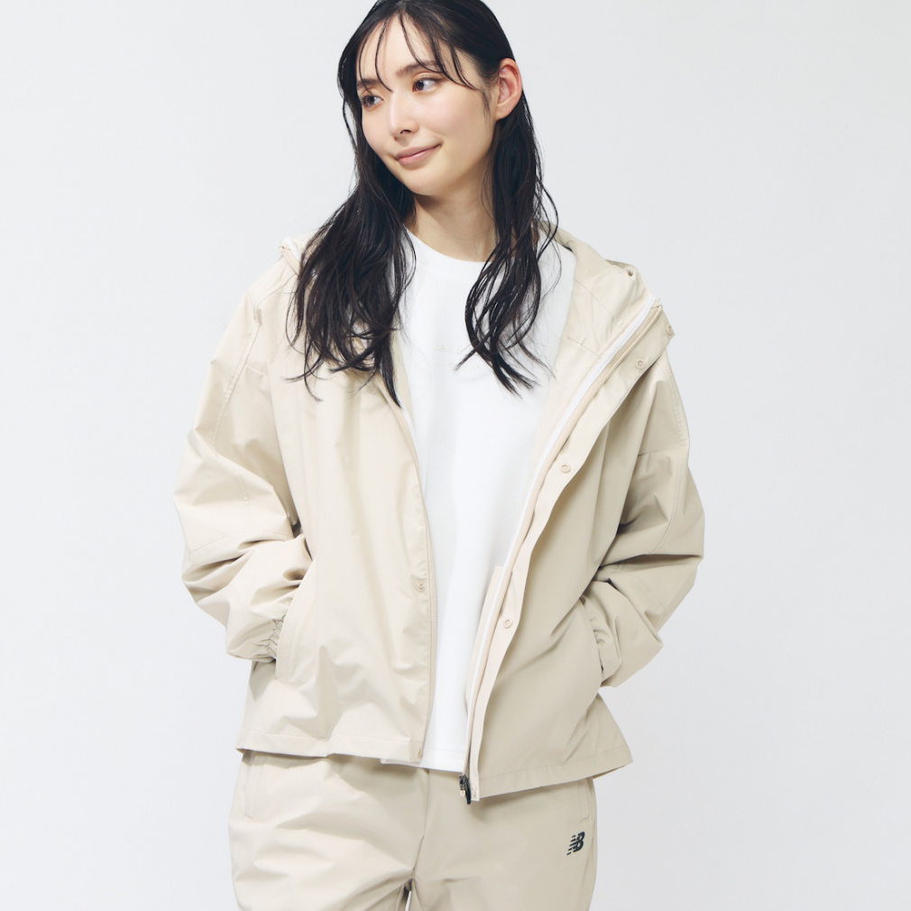 ニューバランス THE CITY レディース ウインドジャケット フーデッド