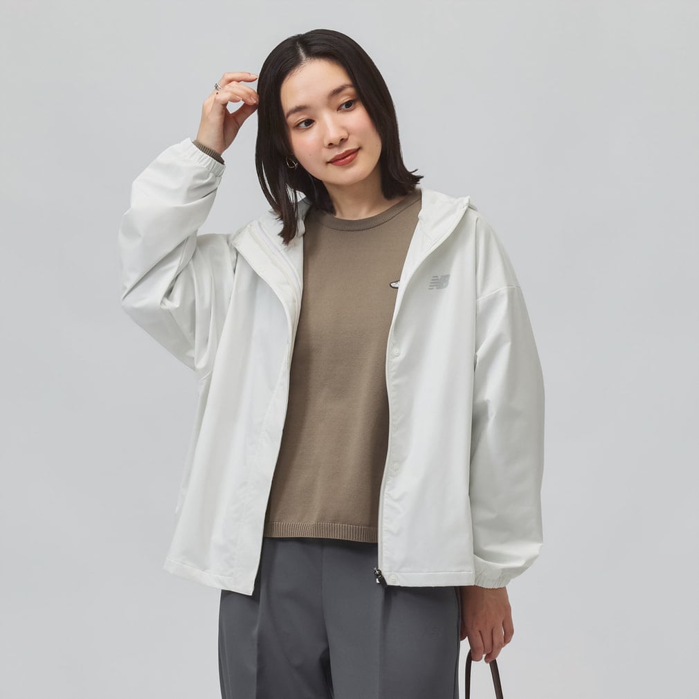 ニューバランス THE CITY レディース ウインドジャケット フーデット