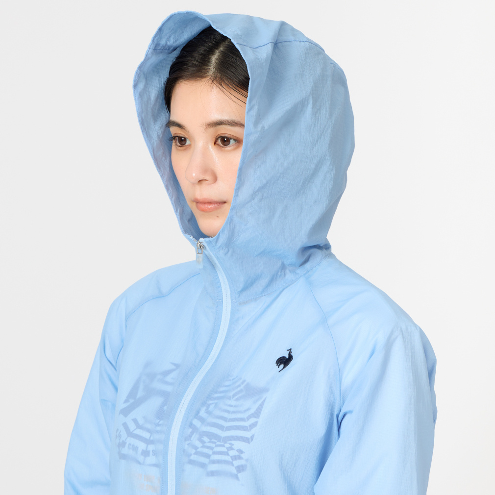 水色 ダウンジャケット レディース ゴルフスポーツウェア　 M、Lサイズ Munsingwear（マンシングウェア） 公式 ハイブリッドダウンブルゾン