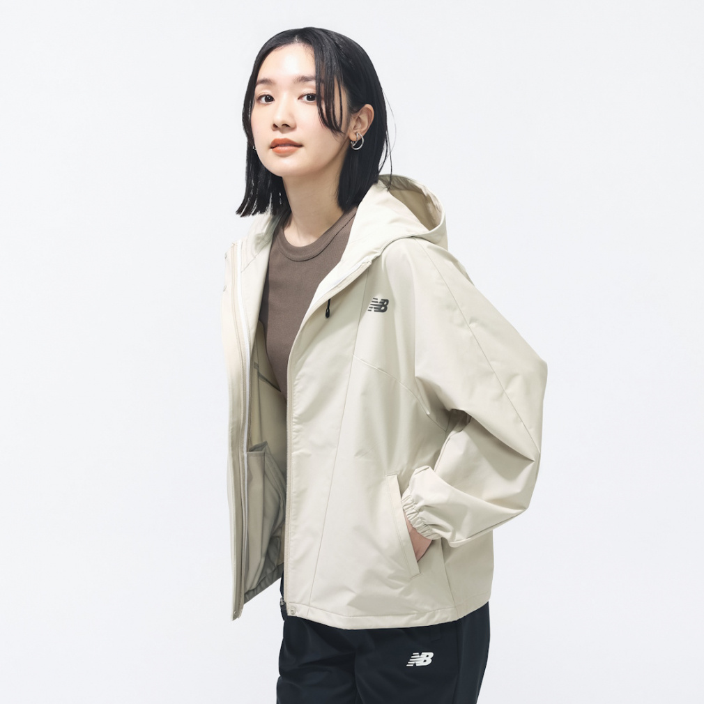 ニューバランス THE CITY レディース クロスジャケット フーデット