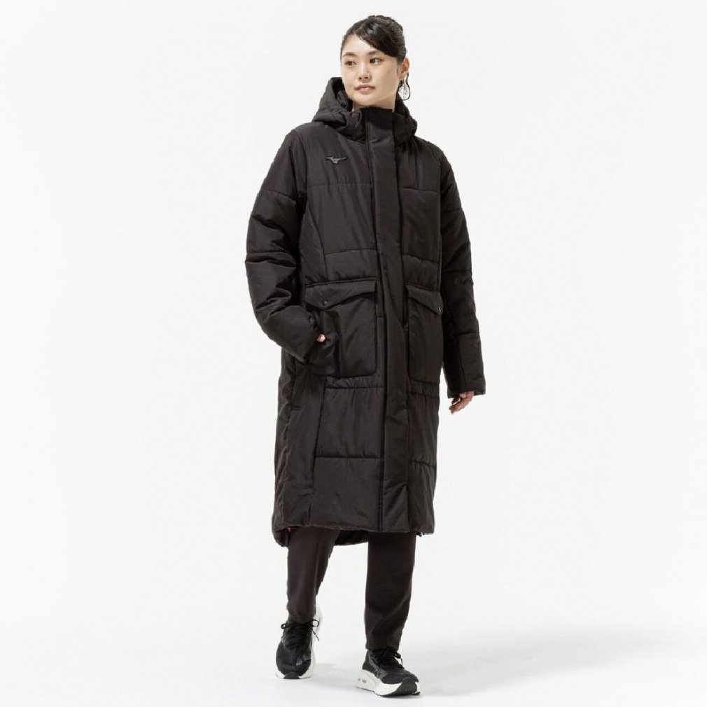 ミズノ レディース ベンチコート テックフィルブレスサーモロング