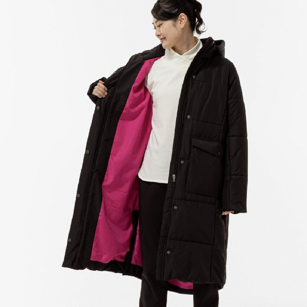 ミズノ レディース ベンチコート テックフィルブレスサーモロング