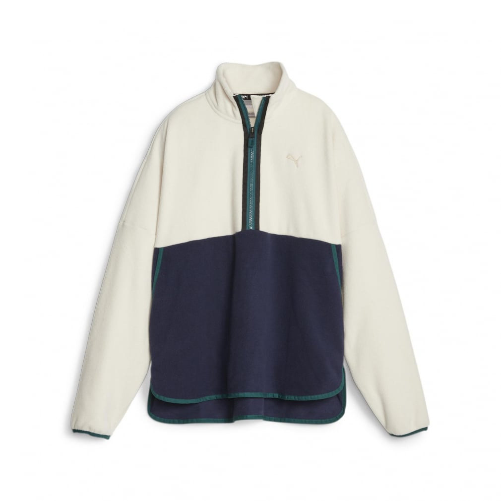 プーマ レディース 中綿ジャケット PUMA FIT POLAR FLEECE 1/2 ジップ