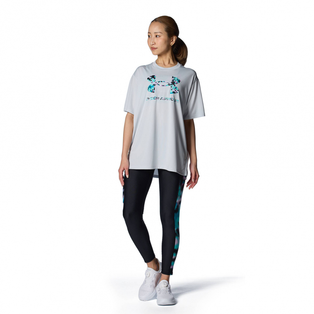 レディースL/ UNDER ARMOUR フード付き×2 &Tシャツ アンダーアーマー レディース 半袖 機能 Tシャツ UAテック オーバー