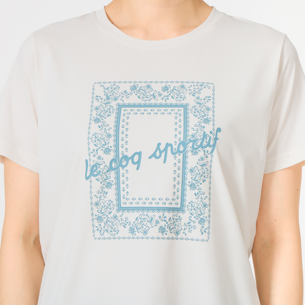 ルコック レディース 半袖 機能 Tシャツ サンスクリーンスムースニット