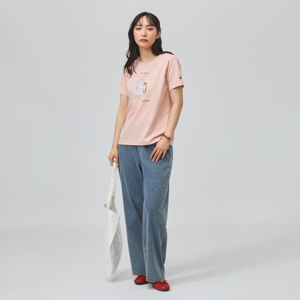 ルコック レディース 半袖 機能 Tシャツ ポールアンドジョーコラボ 綿