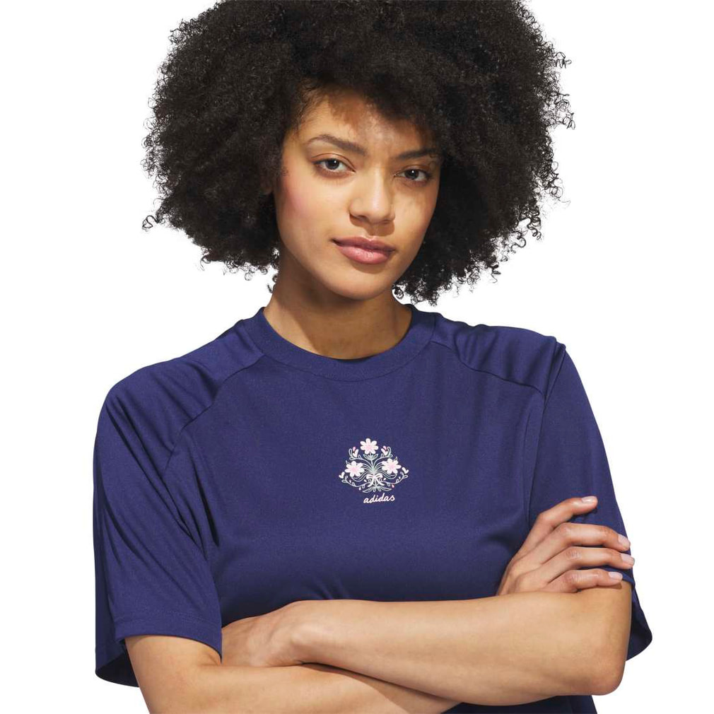 アディダス レディース 半袖 機能 Tシャツ SPORTYCHIC FLOWERS