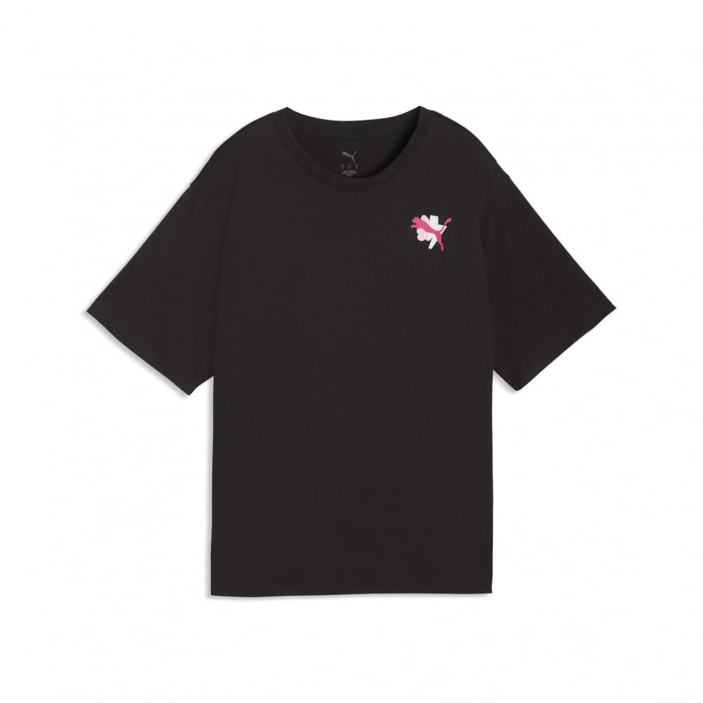 プーマ レディース 半袖 機能 Tシャツ W PUMA CAT GRAPHIC Tシャツ