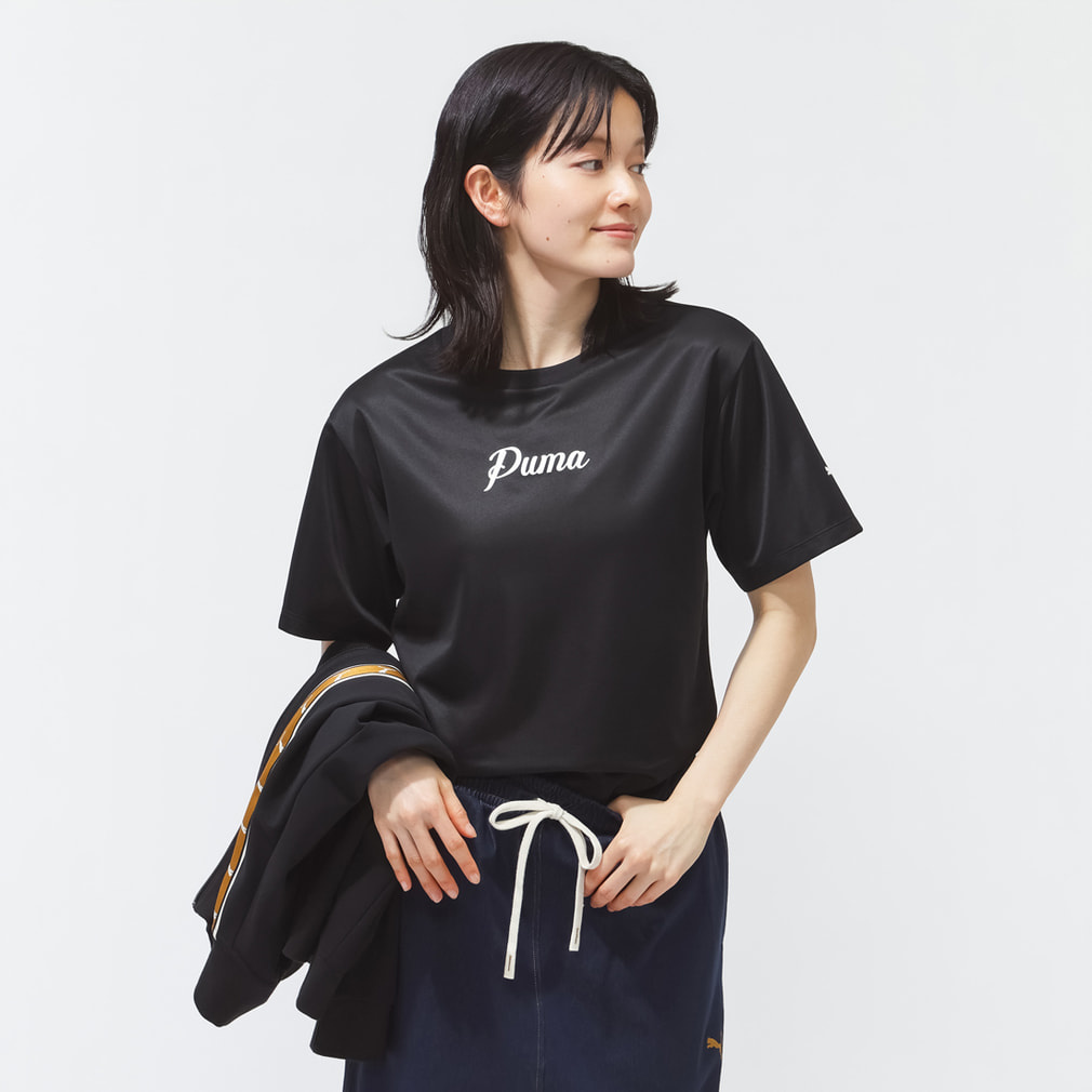 プーマ レディース 半袖 機能 Tシャツ ESS S ACTIVE SS グラフィック T