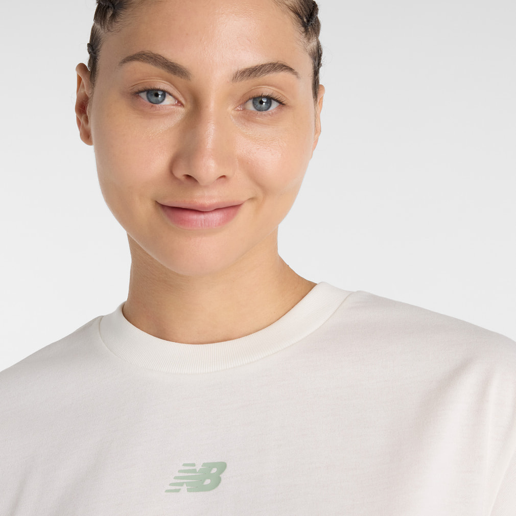 ニューバランス レディース 半袖 機能 Tシャツ グラフィックTシャツ