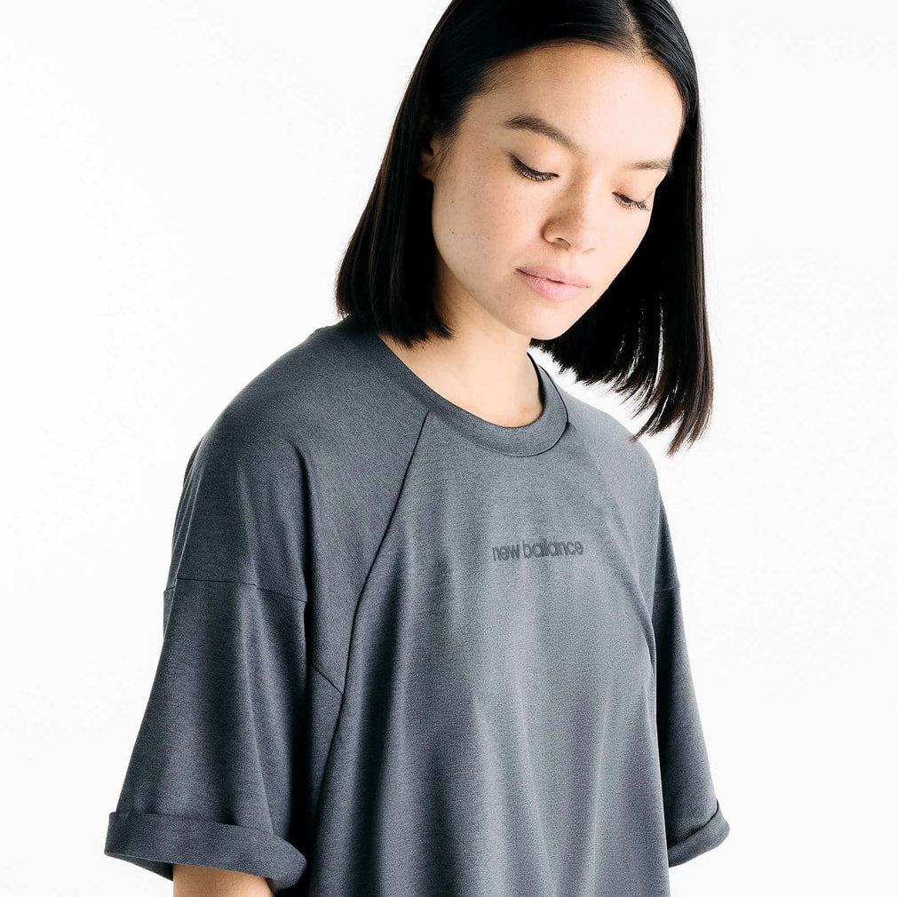 ニューバランス レディース 半袖 機能 Tシャツ NBロゴTシャツ WT62X2MM