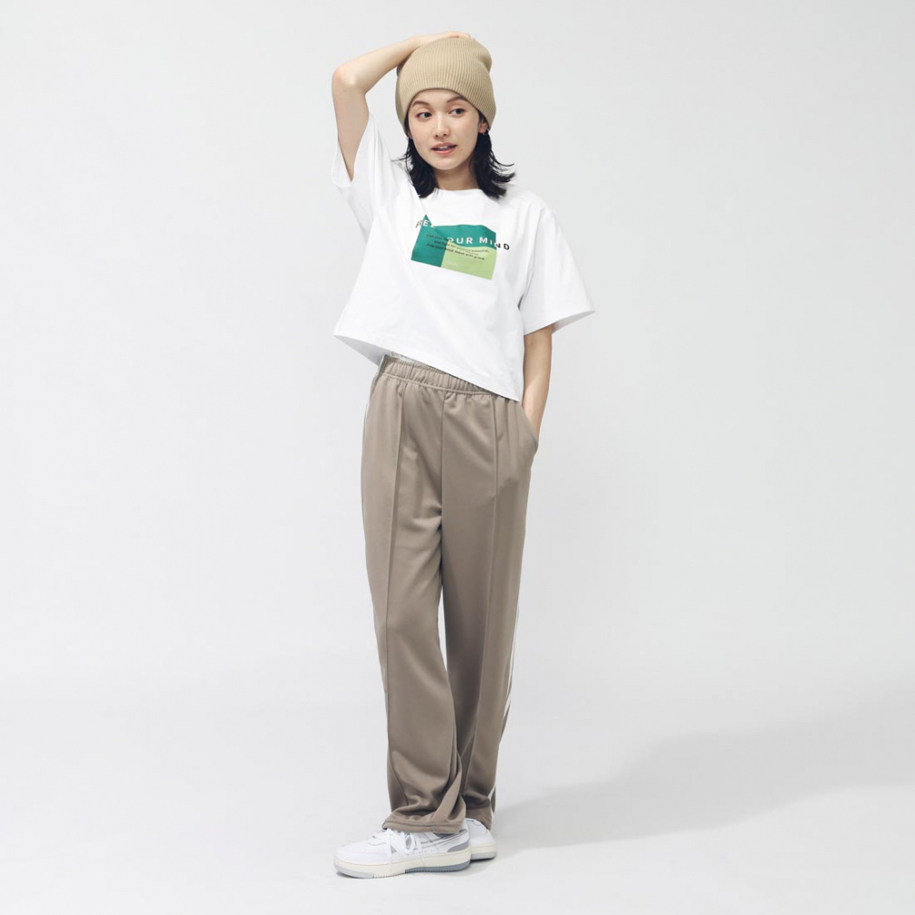 Tシャツ&ロングパンツ ドライクロップドグラフィックTシャツ｜Alpen Online