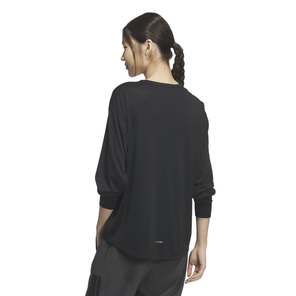 アディダス レディース 長袖 機能 Tシャツ マストハブ ルーズフィット