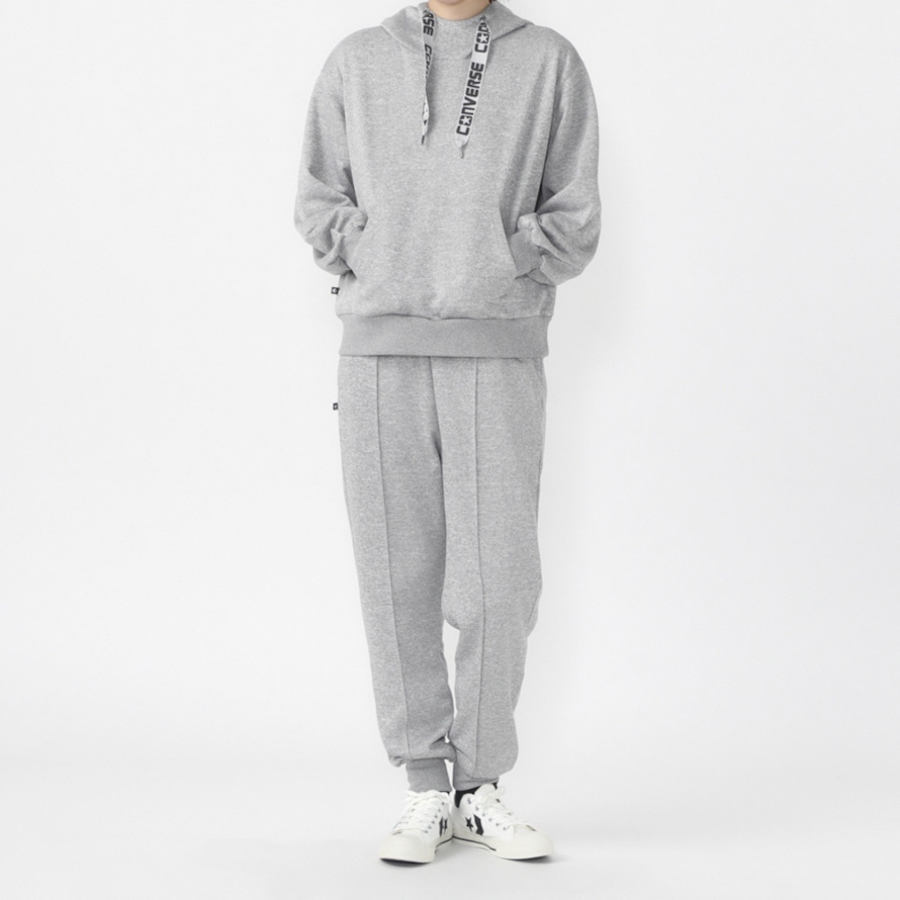 90’s converse cons スウェット　セットアップ　パーカー　グレー コンバース CONVERSE メンズ スウェットパーカー バックプリント