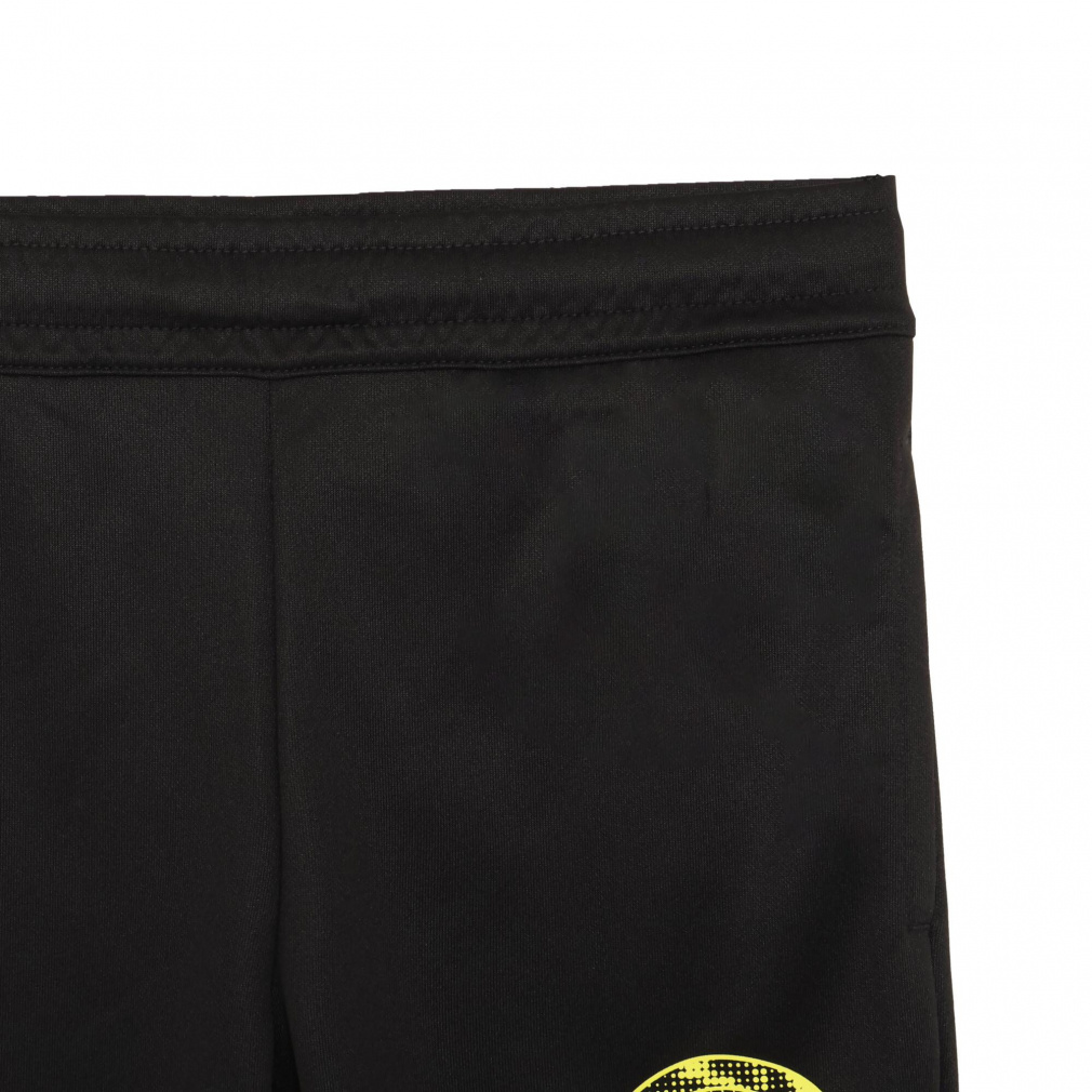 ABOUTアバウト テニスウェア M　ブラック 蛍光イエローライン ABOUTアバウト テニスウェア M ブラック 蛍光イエローライン