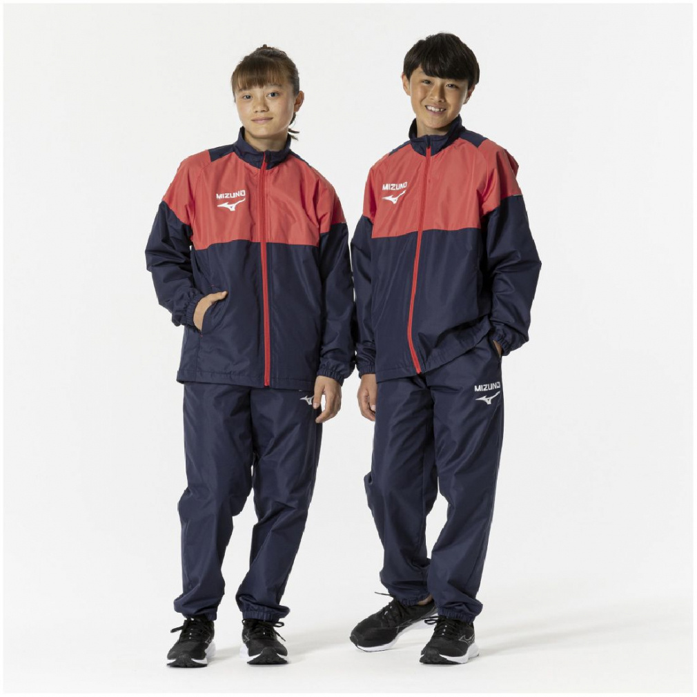 神村学園　Mizuno ジャケット サイズ0 ネイビー/レッド 神村学園 Mizuno ジャケット サイズ0 ネイビー/レッド ネコポス不可