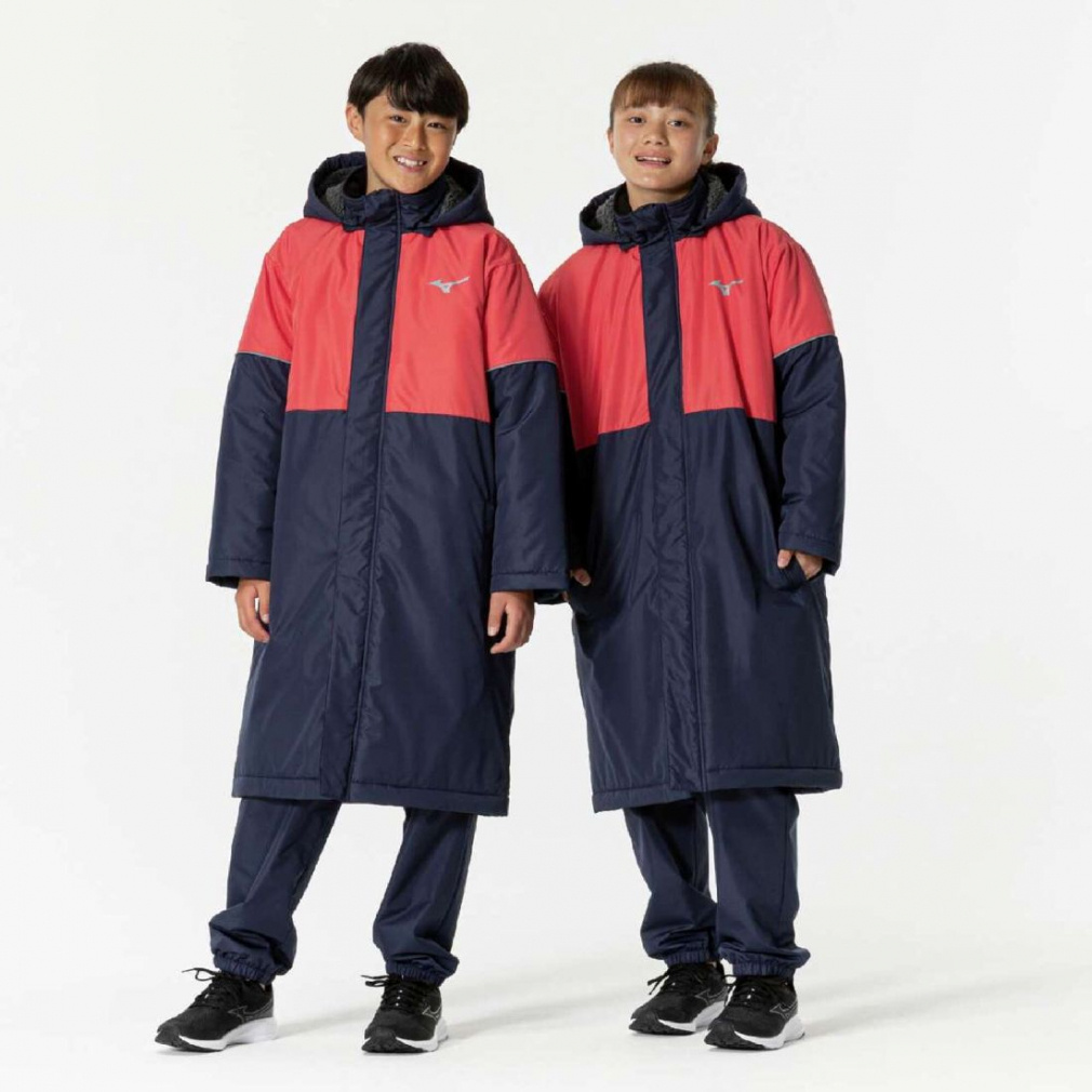 ミズノ ジュニア キッズ 子供 ベンチコート JRボアコート 32JEB950