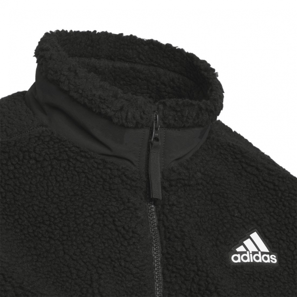 【3連休価格】FAT. WOOPERS ブラック TITCH ワーディング ルーズフィット ボア フルジップアップジャケット｜Alpen