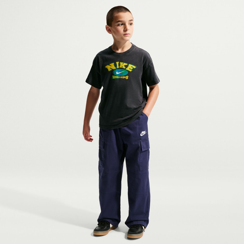 ナイキ ジュニア キッズ 子供 半袖 シャツ YTH NSW M90 レトロ CHAMPS