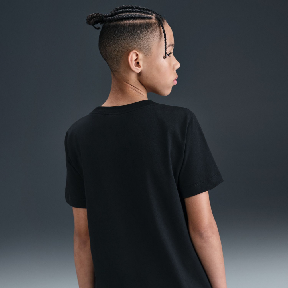 ナイキ キッズ Tシャツ 半袖 Nike NSW Photo T-Shirt - Black/Black ナイキ ジュニア キッズ 子供 半袖 Tシャツ YTH NSW フォト シバ S/S T