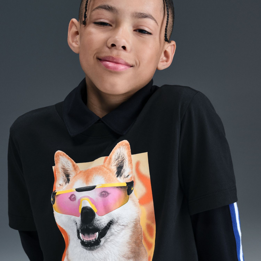 ナイキ ジュニア キッズ 子供 半袖 Tシャツ YTH NSW フォト シバ S/S T