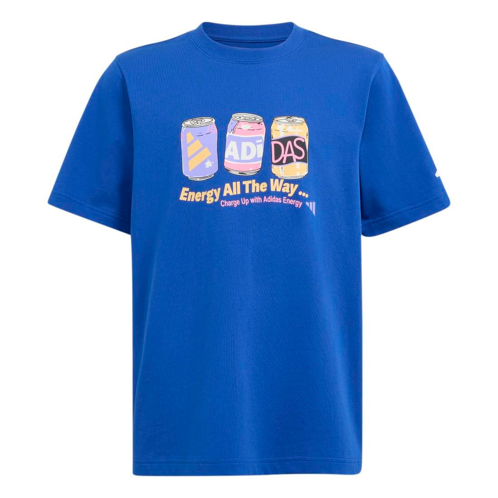 アディダス ジュニア キッズ 子供 半袖シャツ ドリンク グラフィック