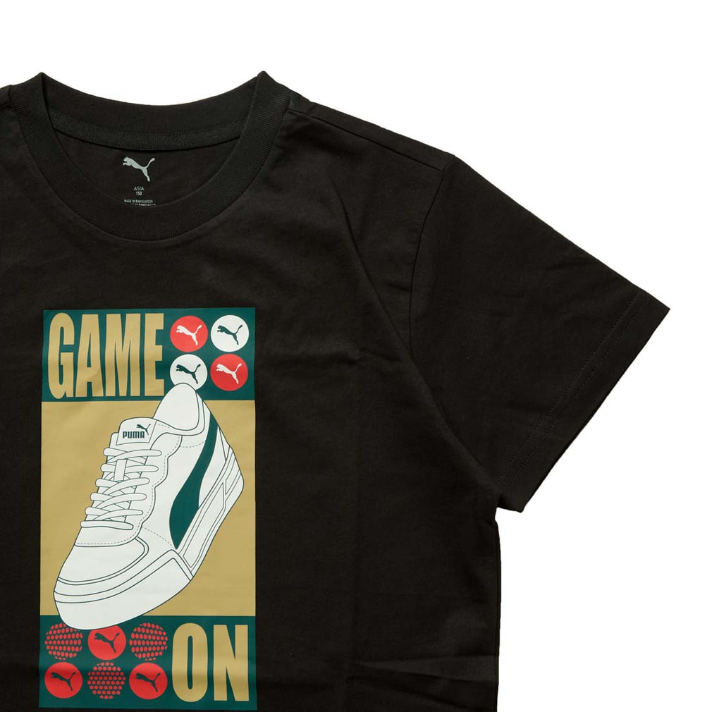 プーマ ジュニア キッズ 子供 半袖 シャツ GRAPHIC スニーカー Tシャツ