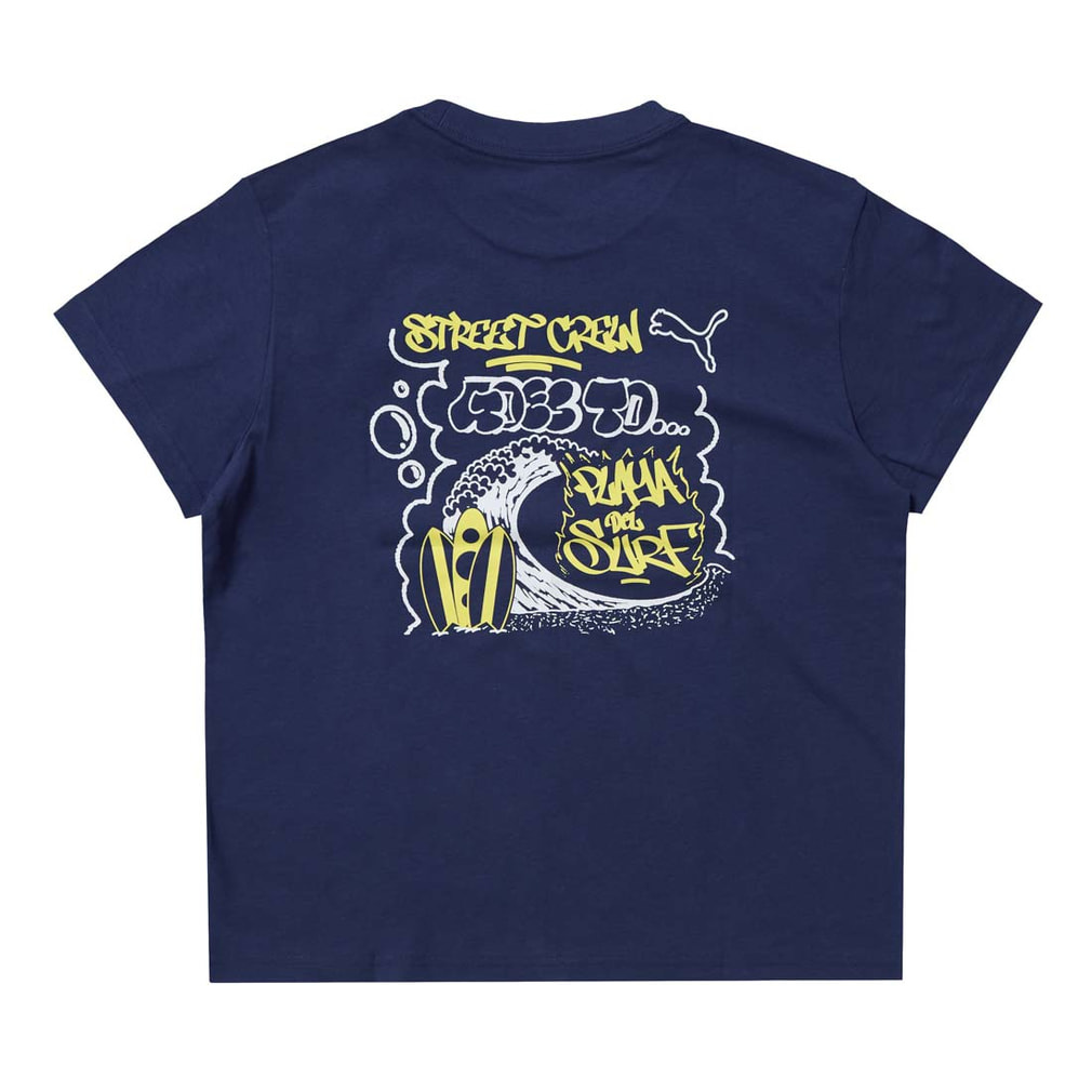 プーマ ジュニア キッズ 子供 半袖 シャツ MID90S リラックスド バック