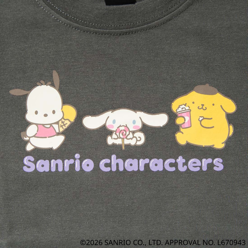 ジュニア キッズ 子供 半袖 シャツ サンリオキャラクターズ バック