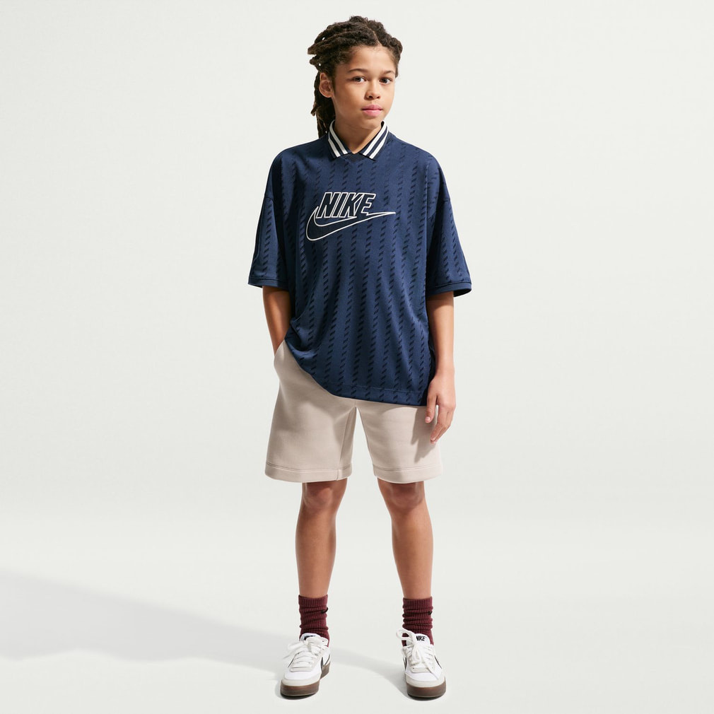 ナイキ ジュニア キッズ 子供 半袖 ポロシャツ YTH NSW CLN JERSEY S/S
