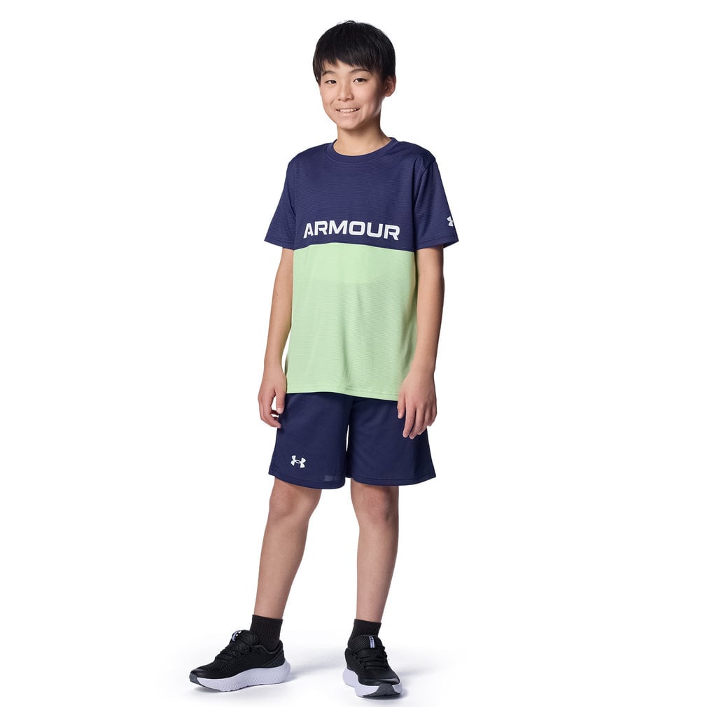 アンダーアーマー ジュニア キッズ 子供 Tシャツ ハーフパンツ セット