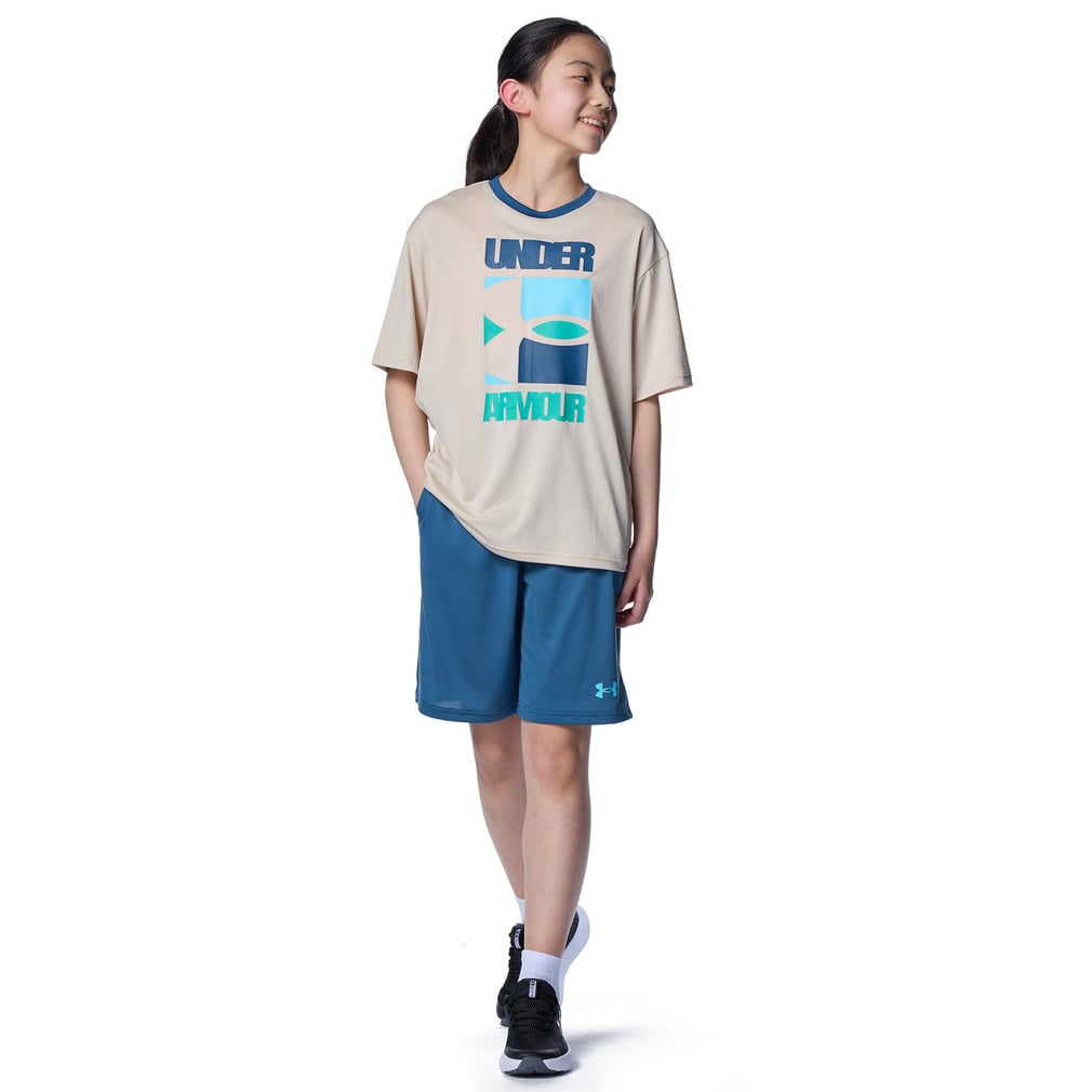 アンダーアーマー ジュニア キッズ 子供 ハーフパンツ セット UAテック