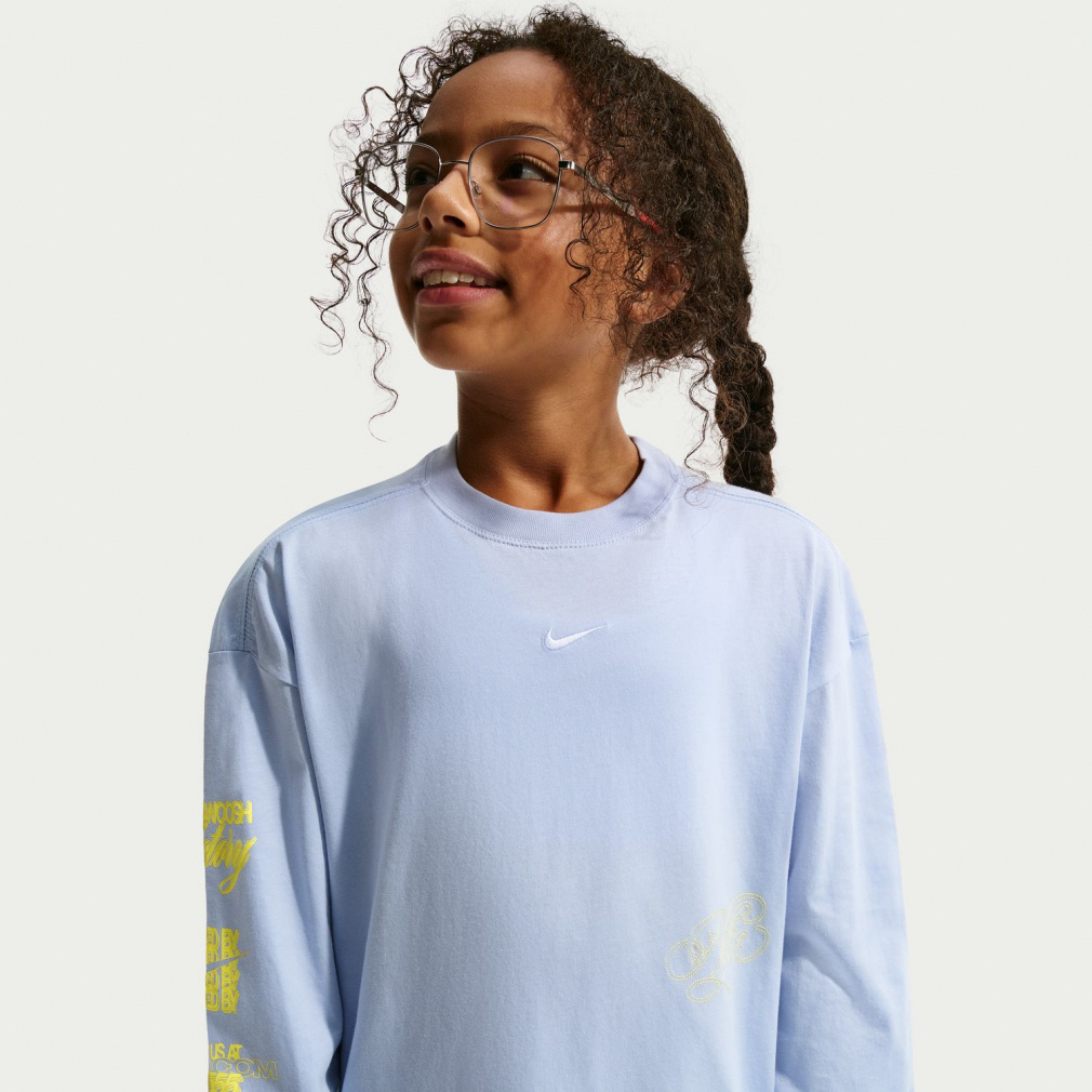 ナイキ ジュニア キッズ 子供 長袖 Tシャツ YTH ガールズ NSW L/S T