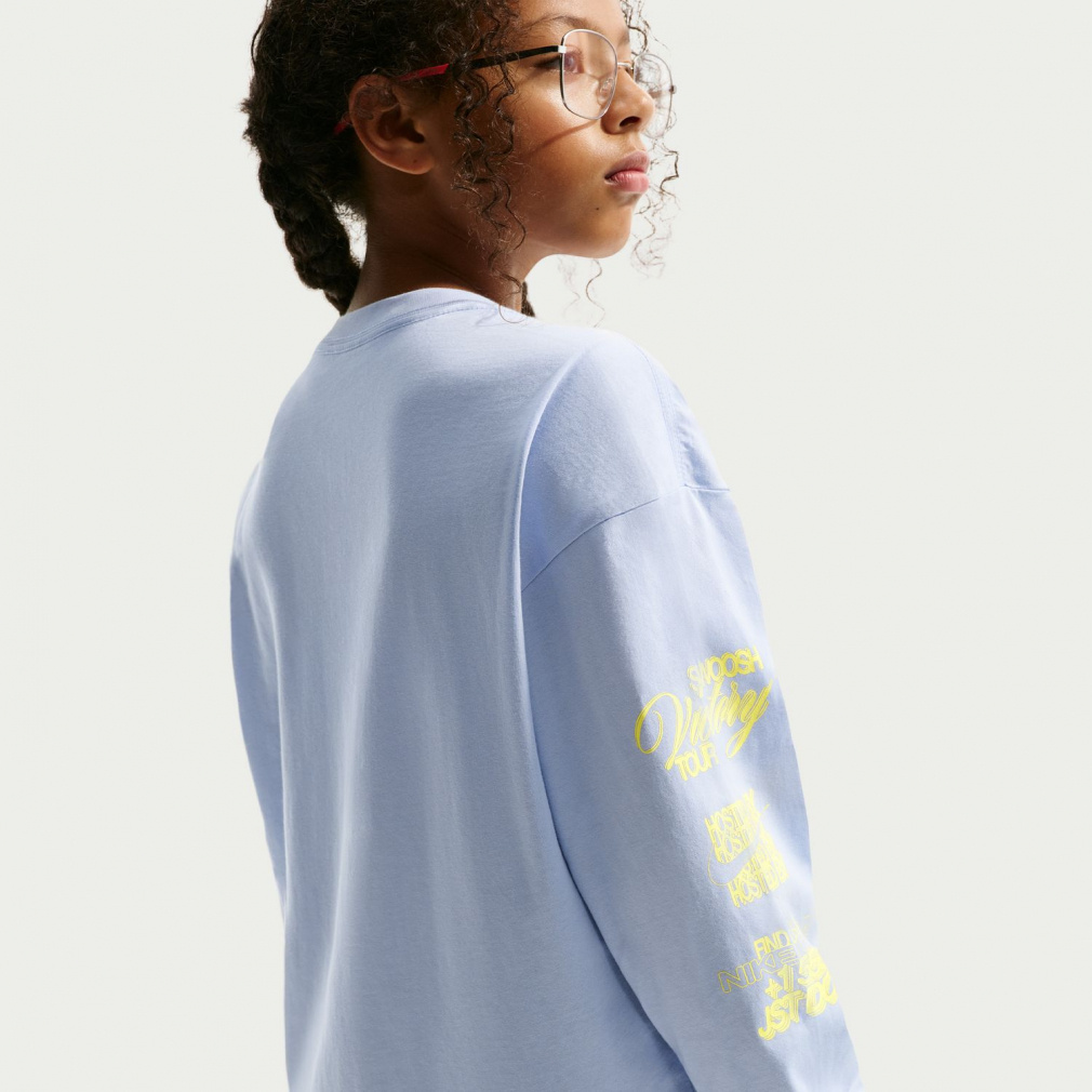 ナイキ ジュニア キッズ 子供 長袖 Tシャツ YTH ガールズ NSW L/S T