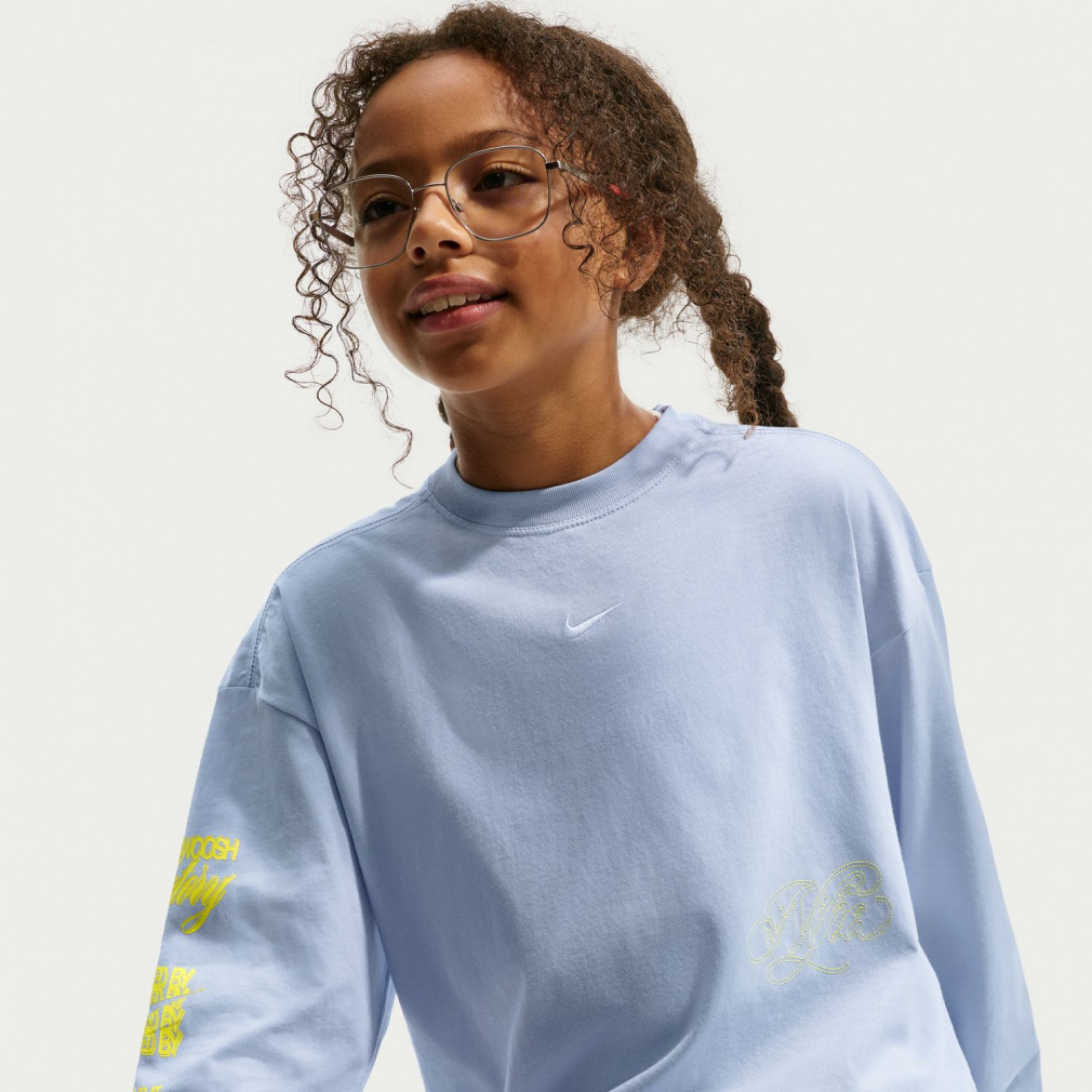 ナイキ ジュニア キッズ 子供 長袖 Tシャツ YTH ガールズ NSW L/S T