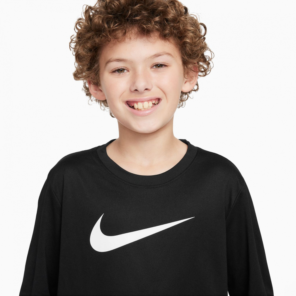ナイキ ジュニア キッズ 子供 長袖 Tシャツ YTH DF LGD スウッシュ HBR