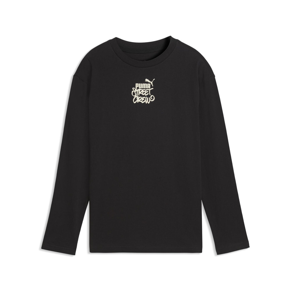 プーマ ジュニア キッズ 子供 長袖 Tシャツ MID90S SP リラックスド LS