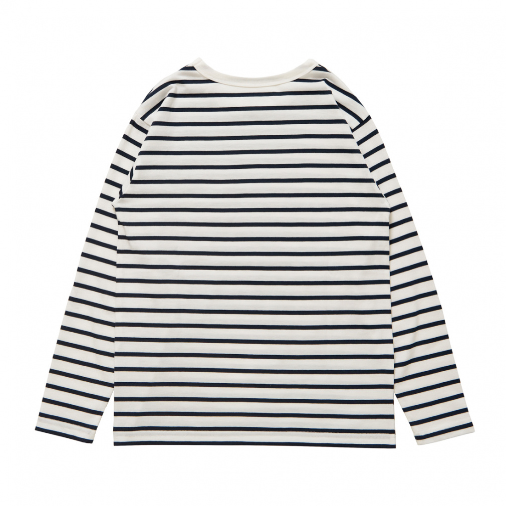 ピーナッツ スヌーピー ジュニア キッズ 子供 長袖 Tシャツ ボーダー